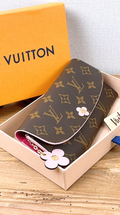 LV Monogram Bloom Flower Emilie Wallet