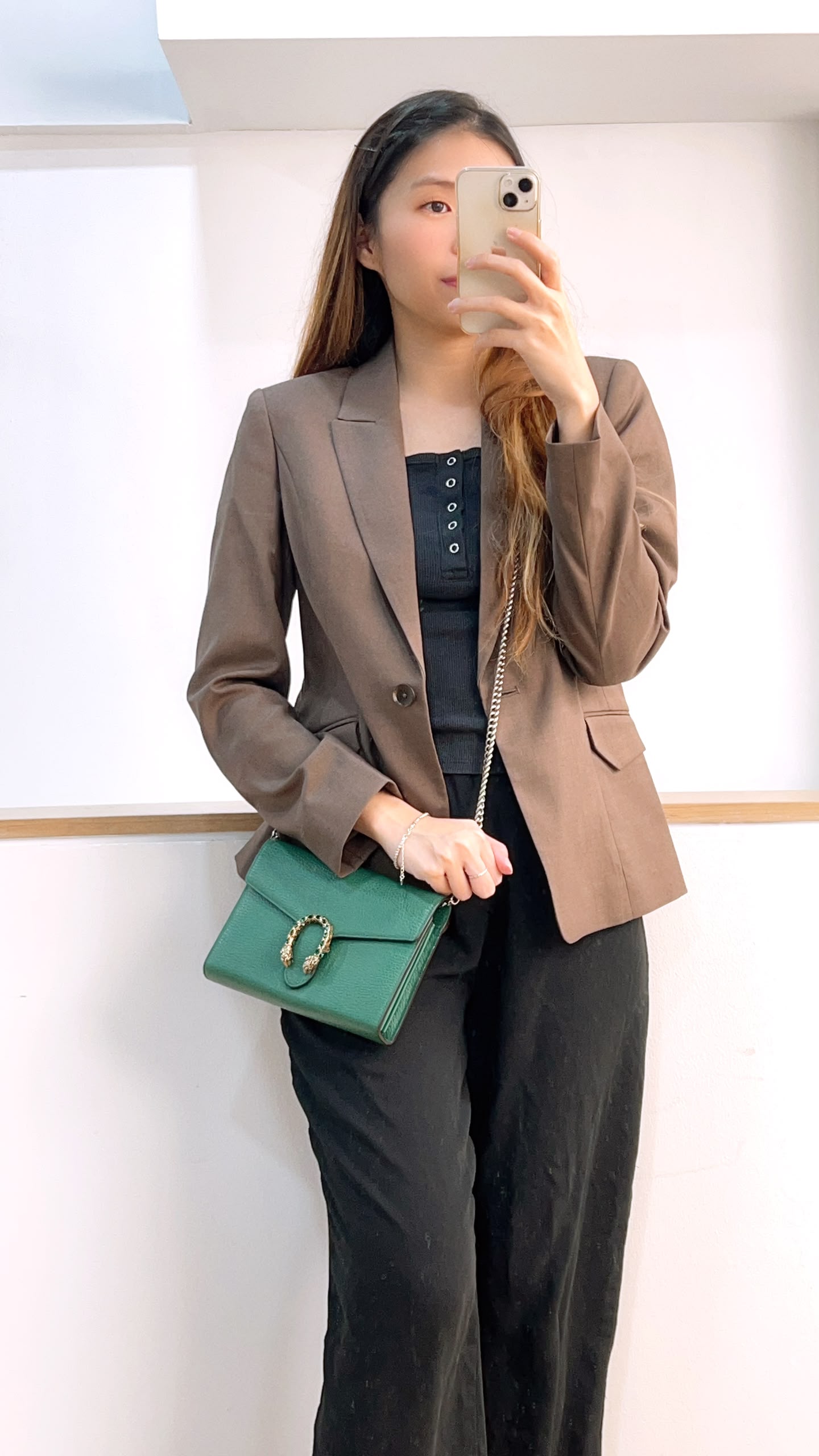 Gucci Green Calfskin Dionysus WOC