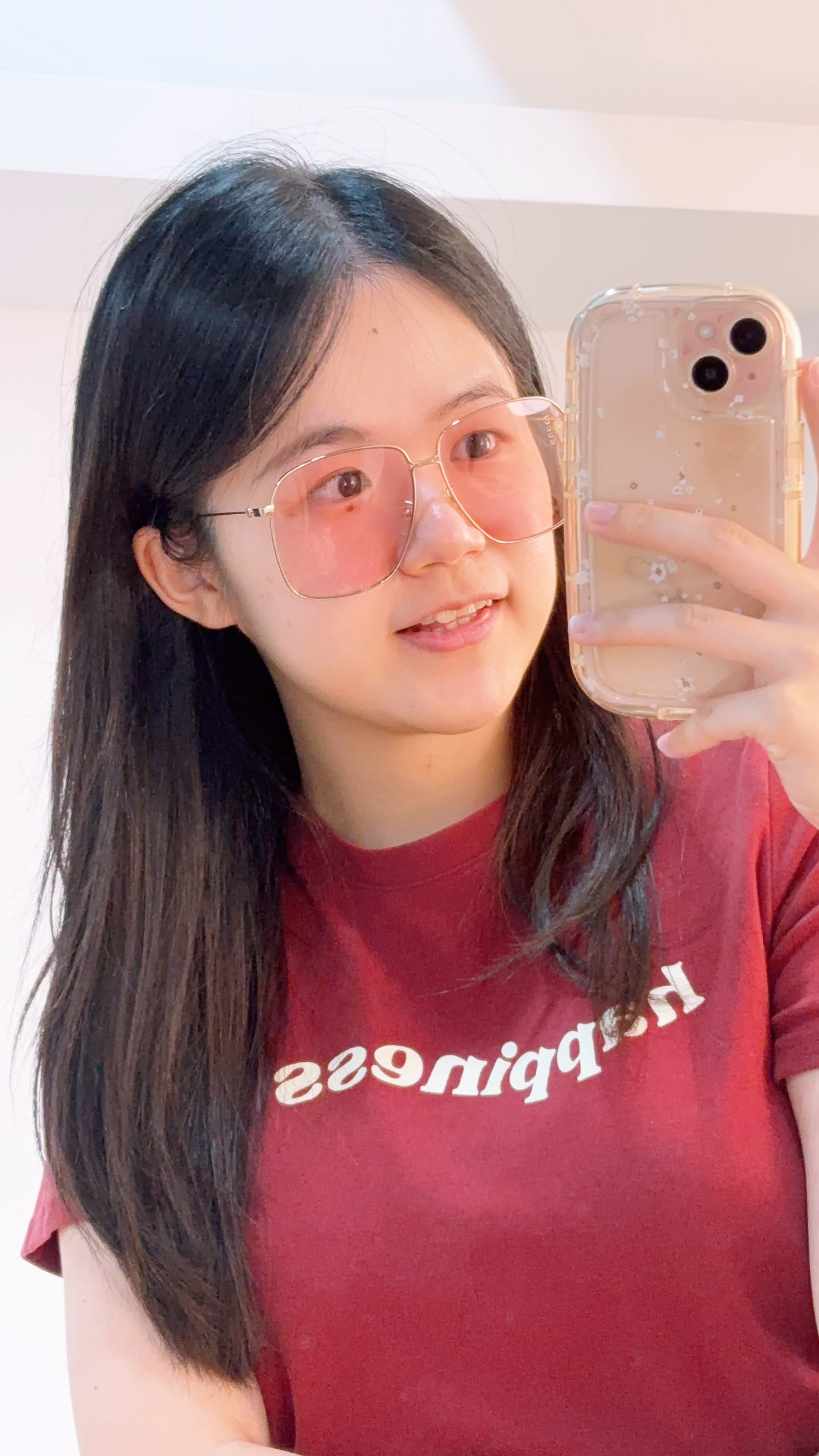 Gucci Pink Rectangular Frame Interlocking G Sunglasses