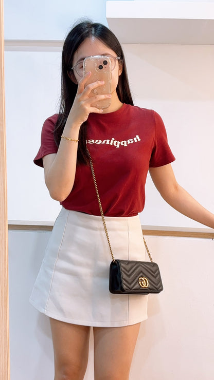 Gucci Black Marmont Mini Chain Wallet