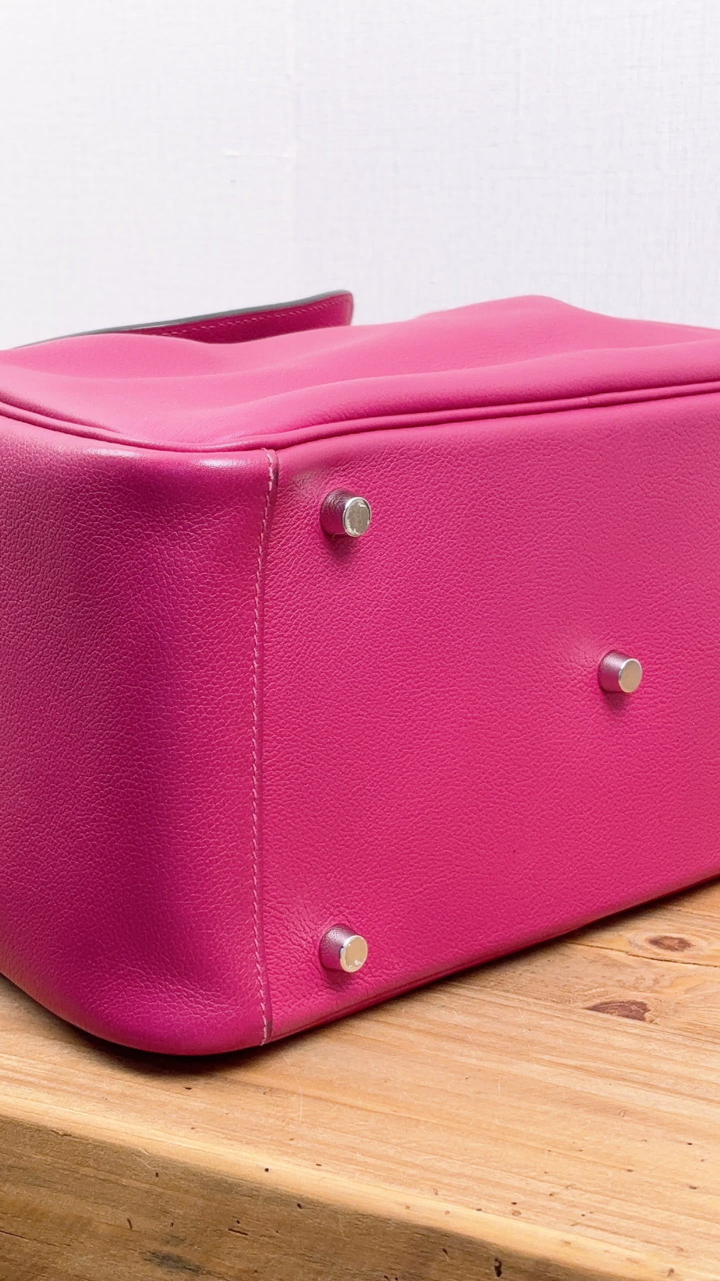 Hermes Rose Pourpre Evercolour Lindy 30 (PHW)