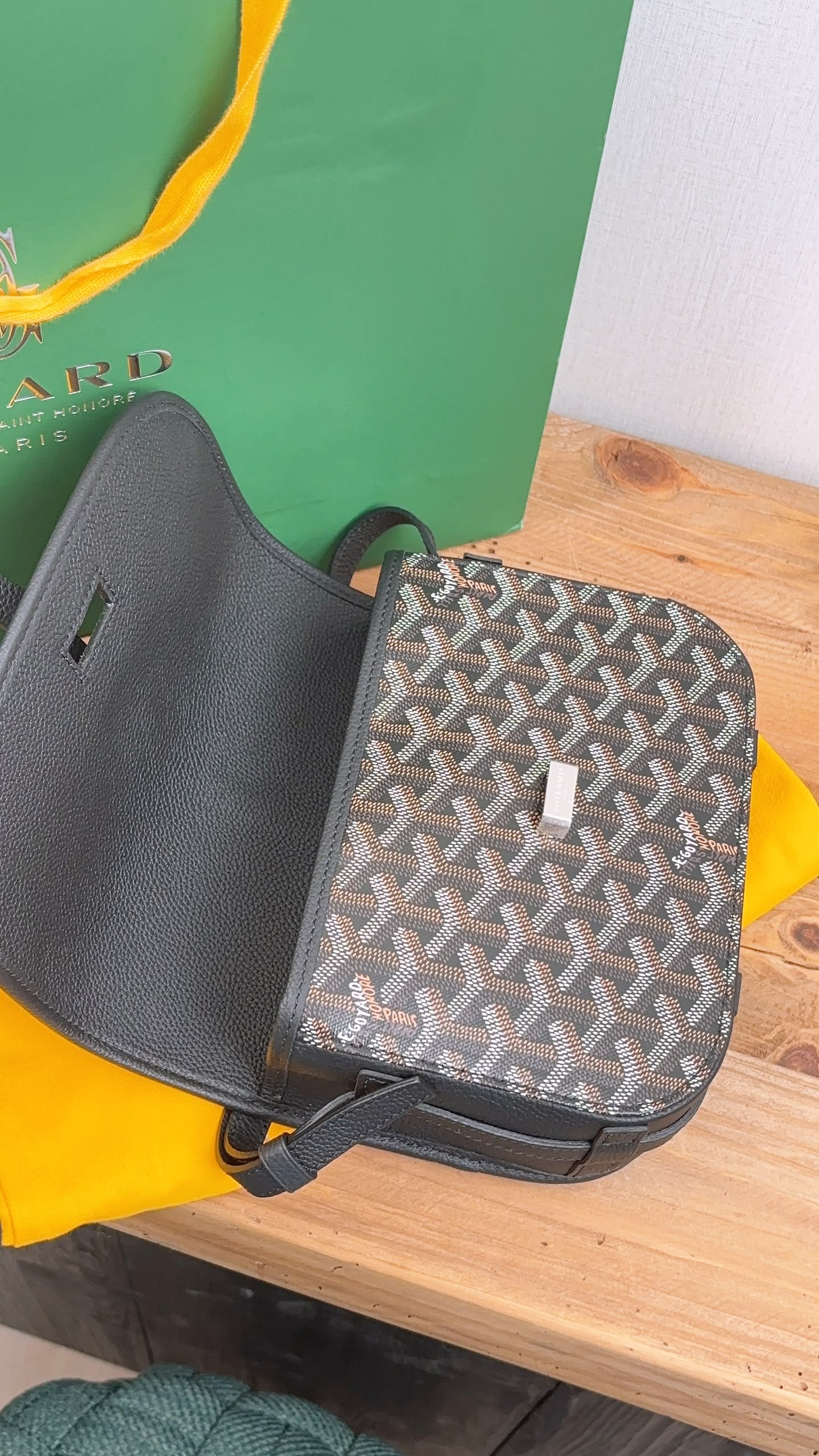 Goyard Black Belvedere PM
