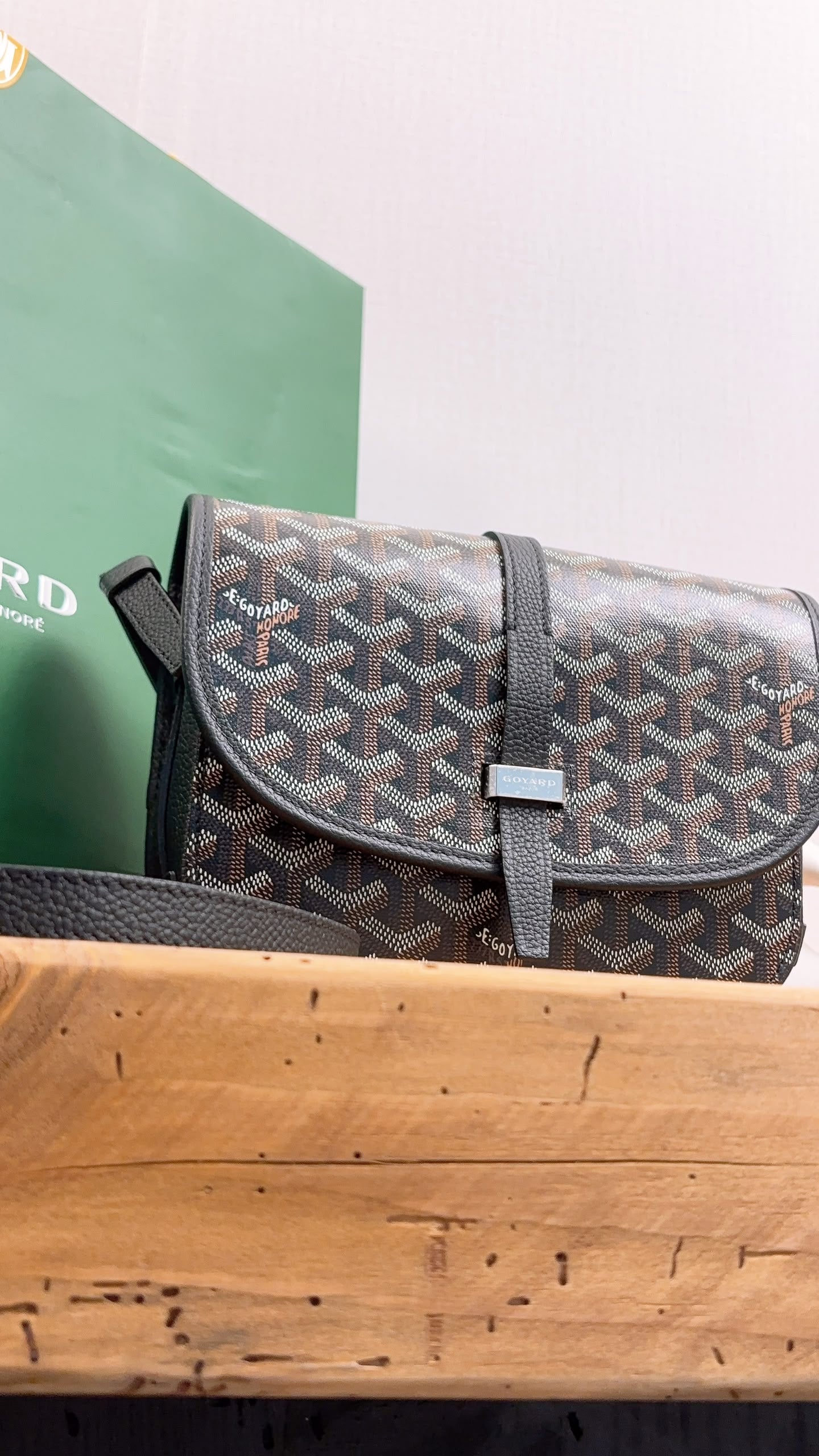 Goyard Black Belvedere PM
