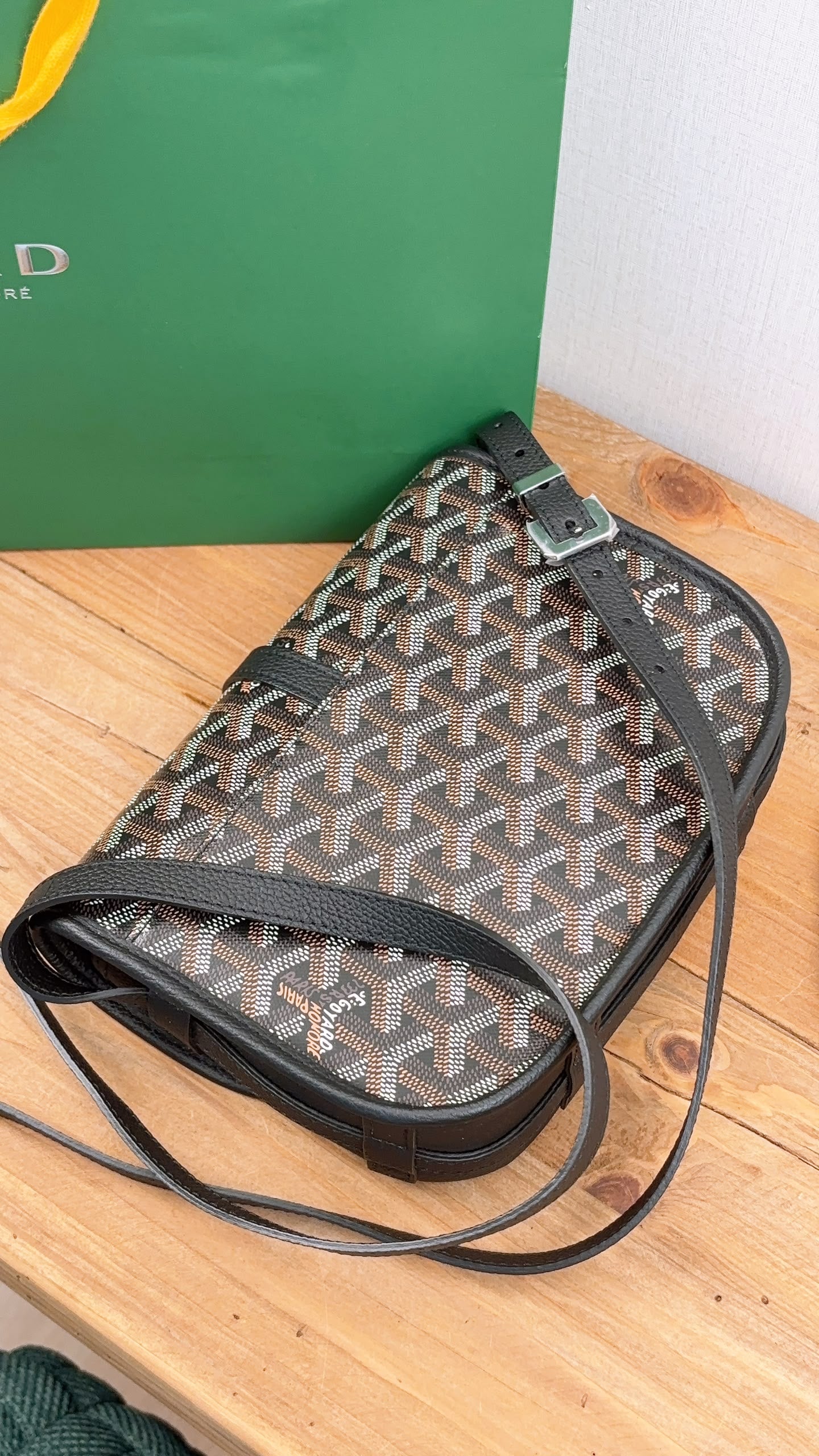 Goyard Black Belvedere PM
