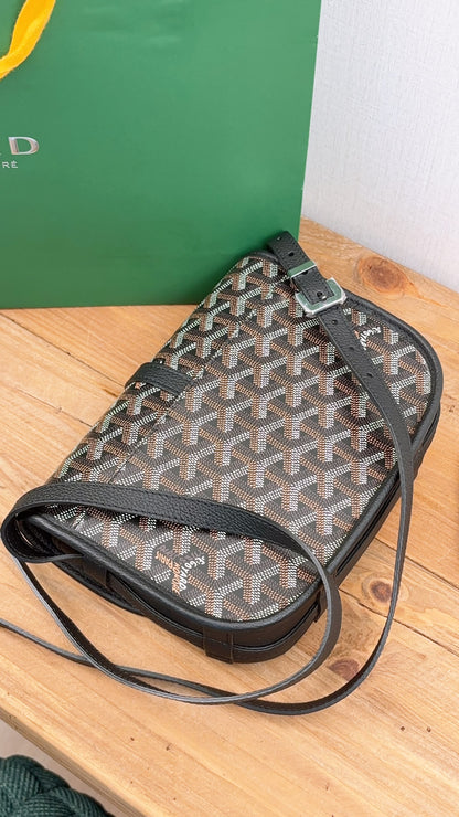 Goyard Black Belvedere PM