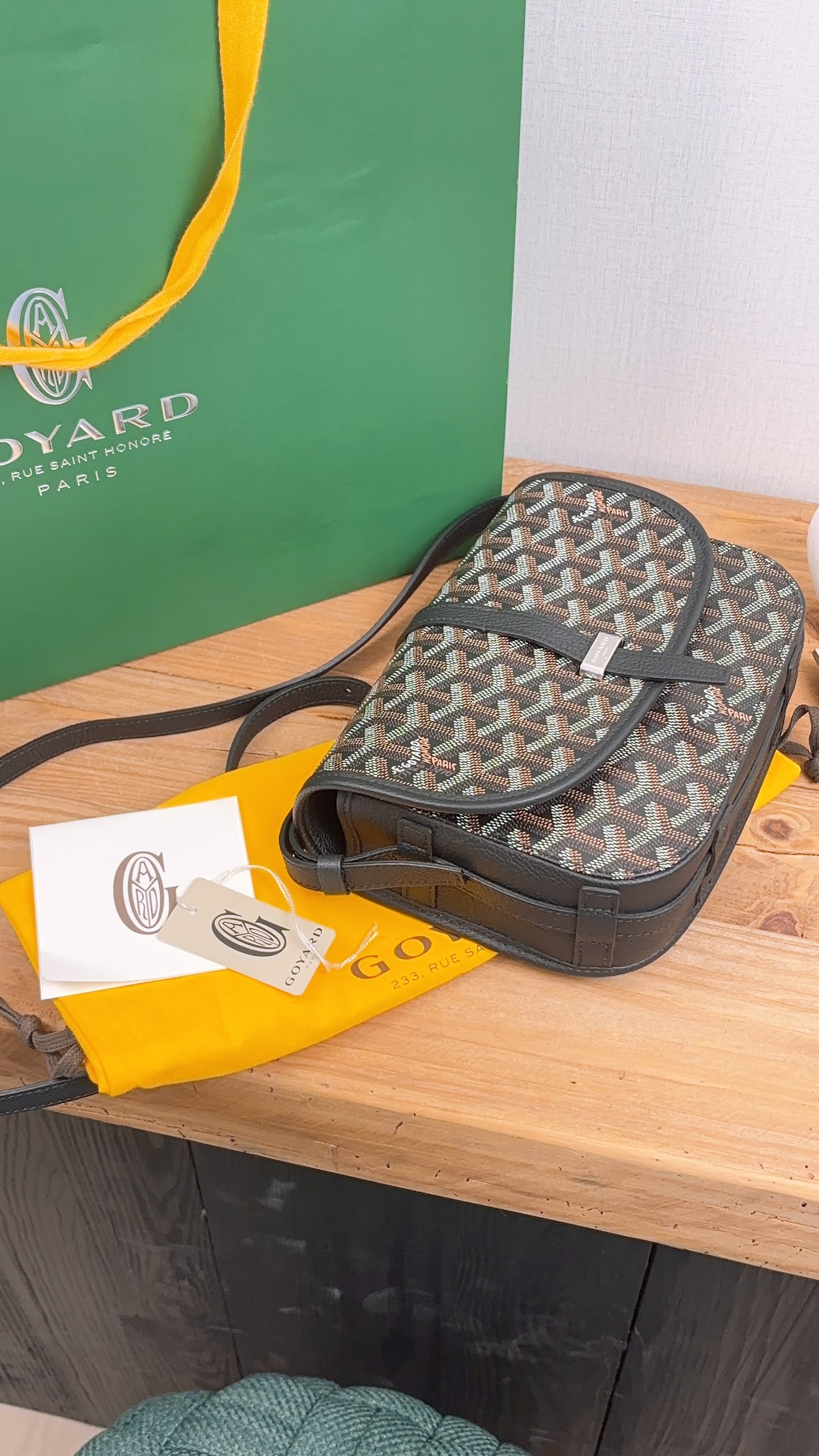 Goyard Black Belvedere PM