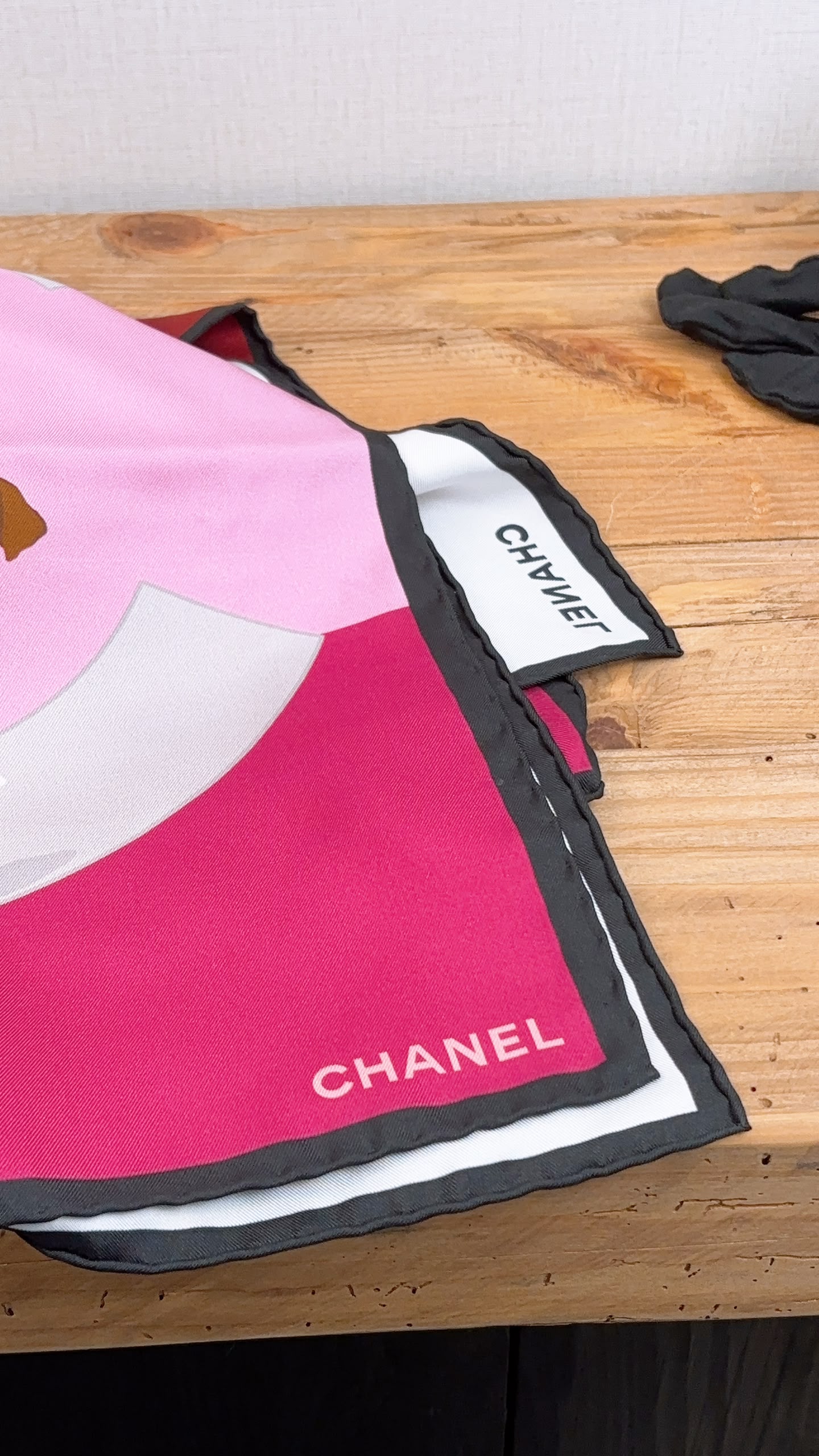 Chanel Silk 23P Coco Cambon Square Scarf