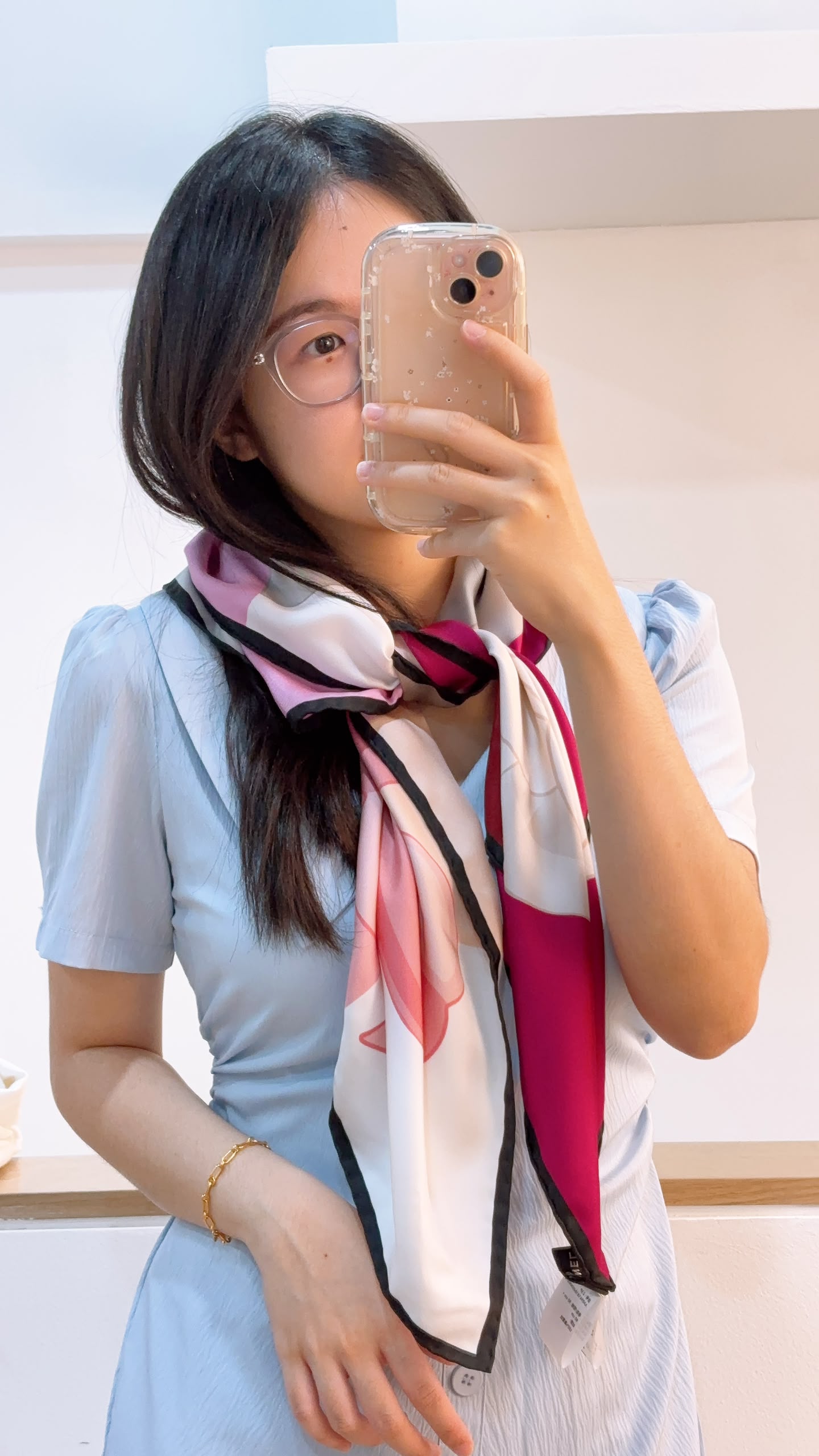 Chanel Silk 23P Coco Cambon Square Scarf