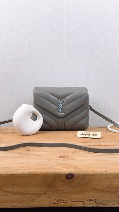YSL Grey Toy Lou Lou (SHW)