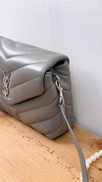 YSL Grey Toy Lou Lou (SHW)