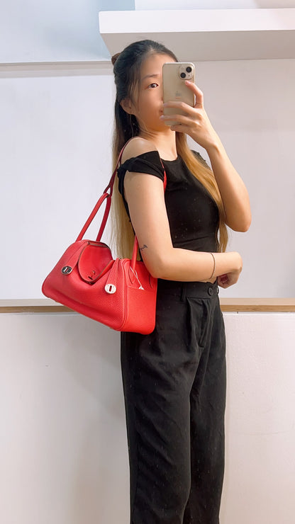 Hermes Noir Picotin 18 (PHW)