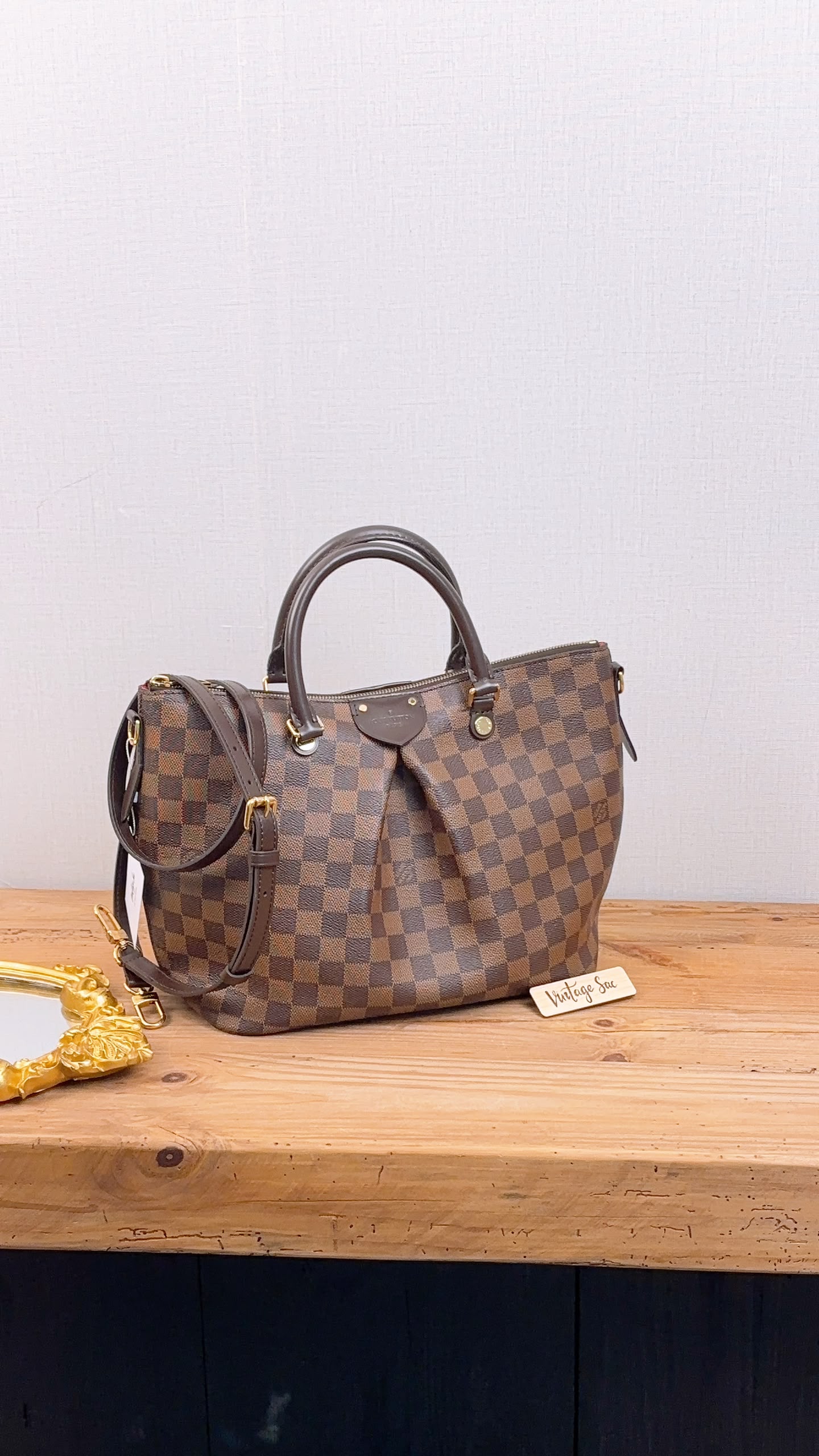 LV Damier Ebene Siena MM