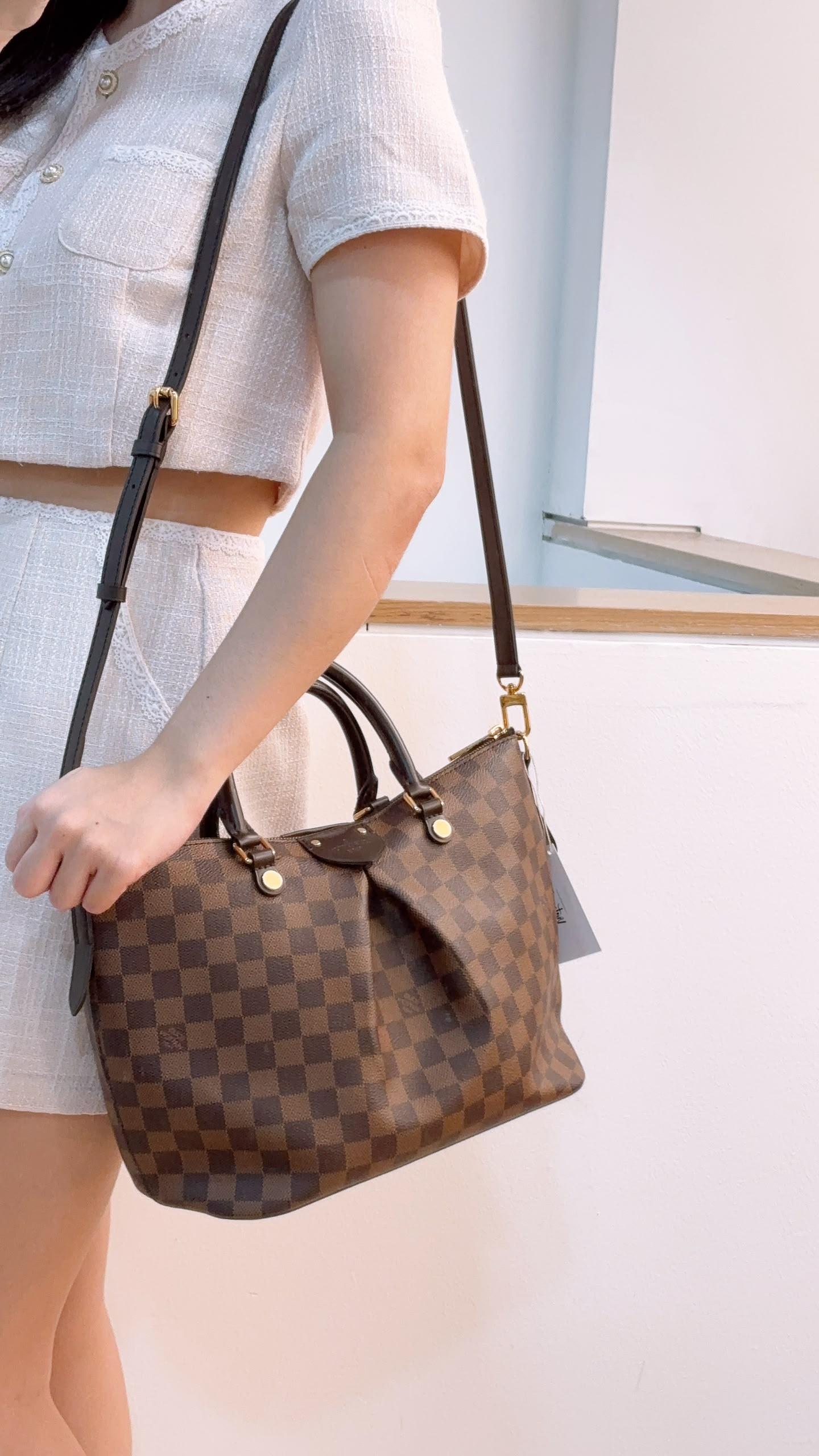 LV Damier Ebene Siena MM