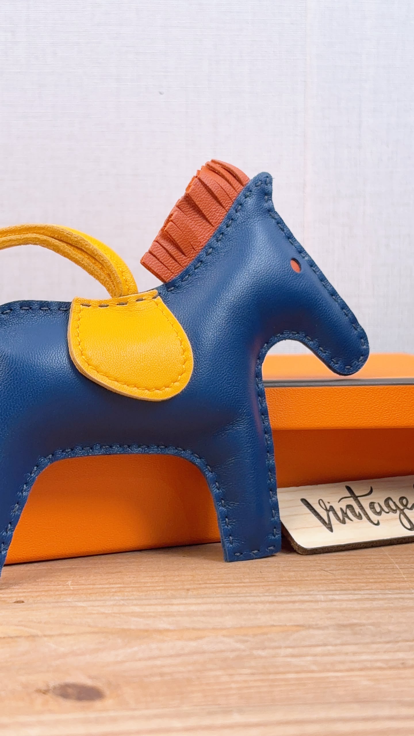 Hermes Blue de Malte / Cornaline / Jaune D’or Rodeo MM