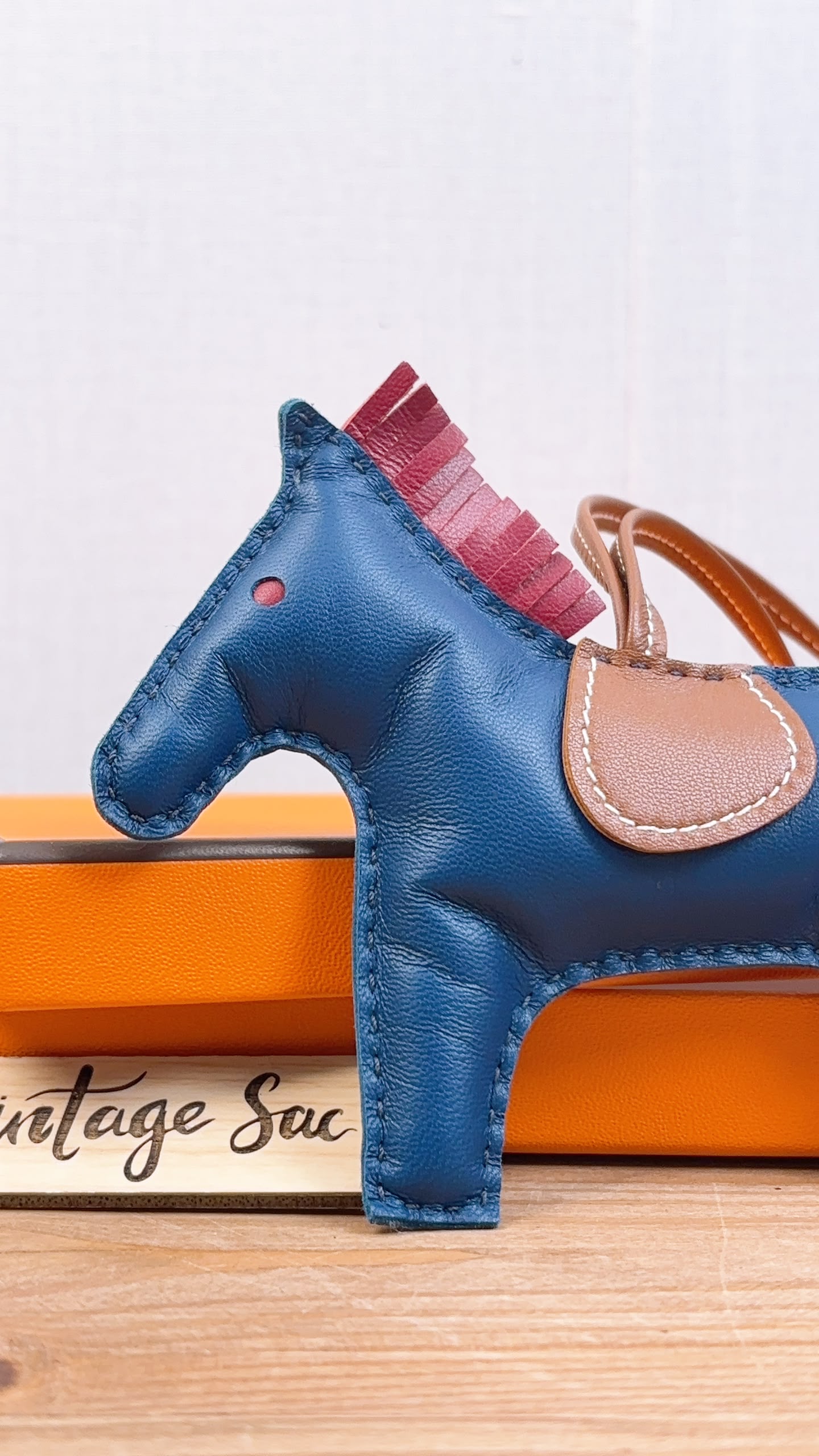 Hermes Bleu de Malte / Rubis / Fauve Rodeo MM