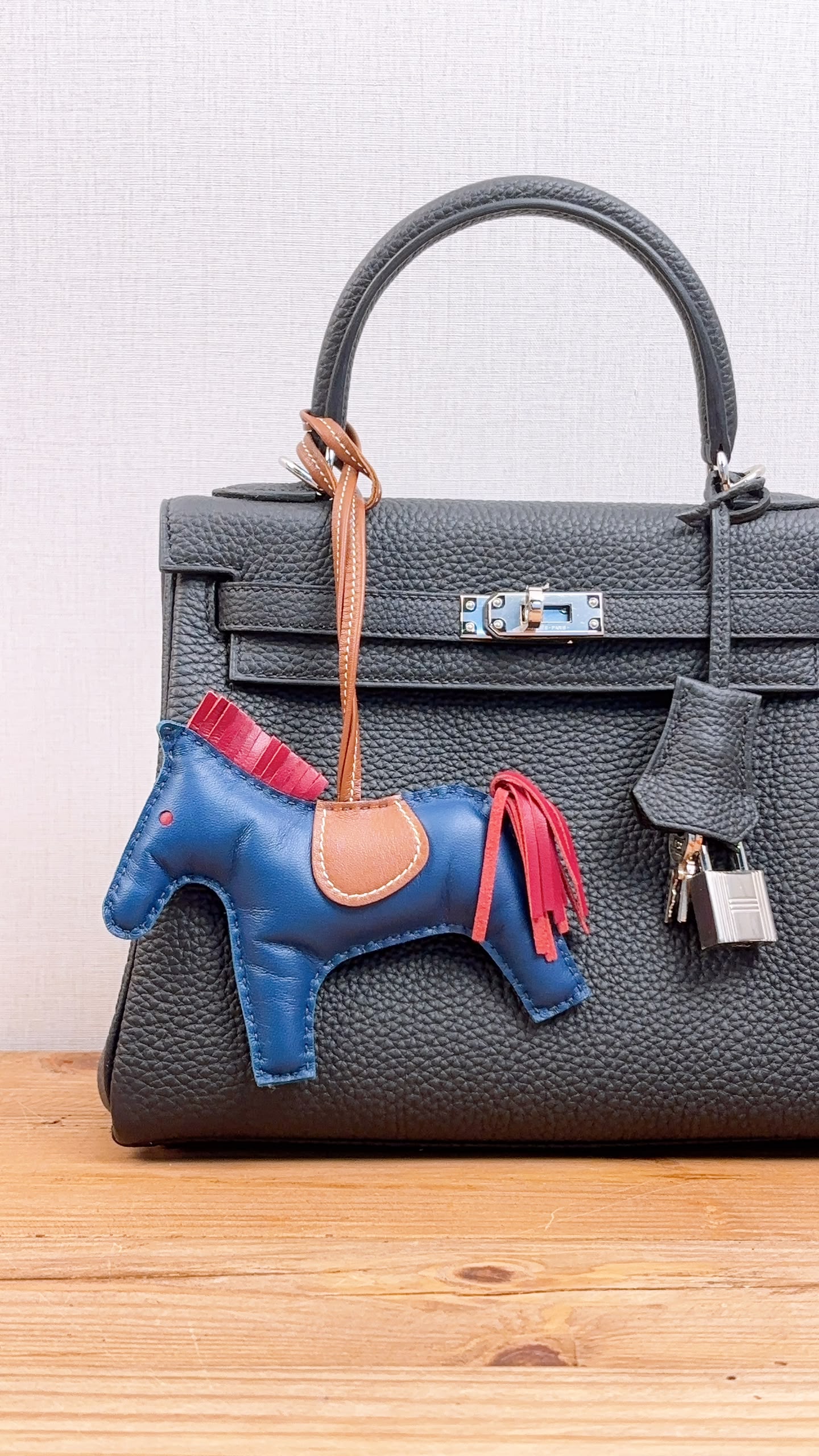 Hermes Bleu de Malte / Rubis / Fauve Rodeo MM