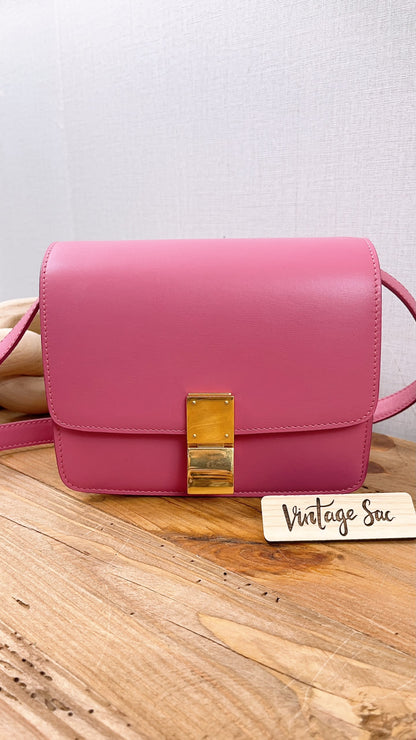 Celine Pink Calfskin Teen Classic Box