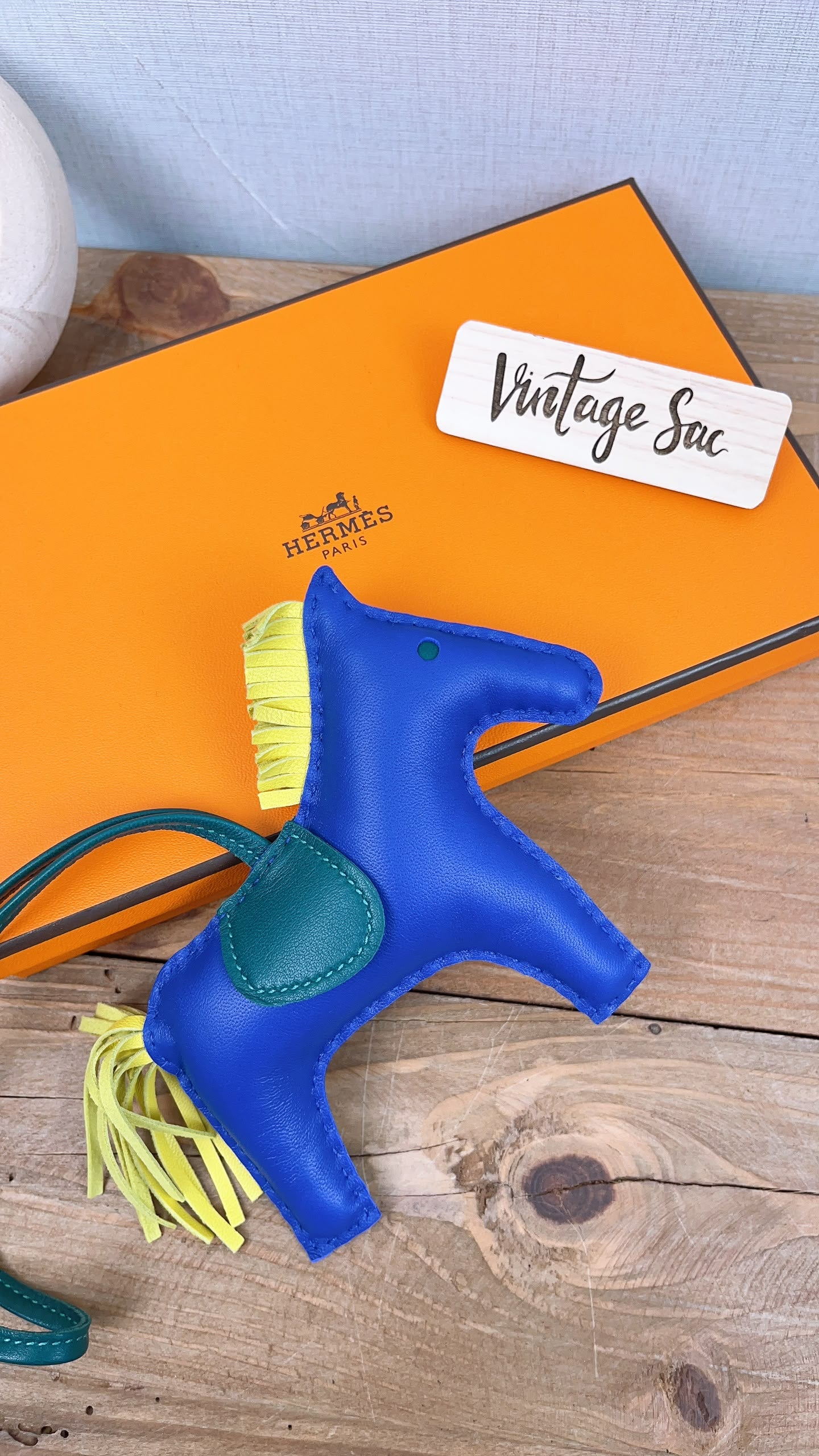 Hermes Bleu Electrique / Malachite / Lime Rodeo MM