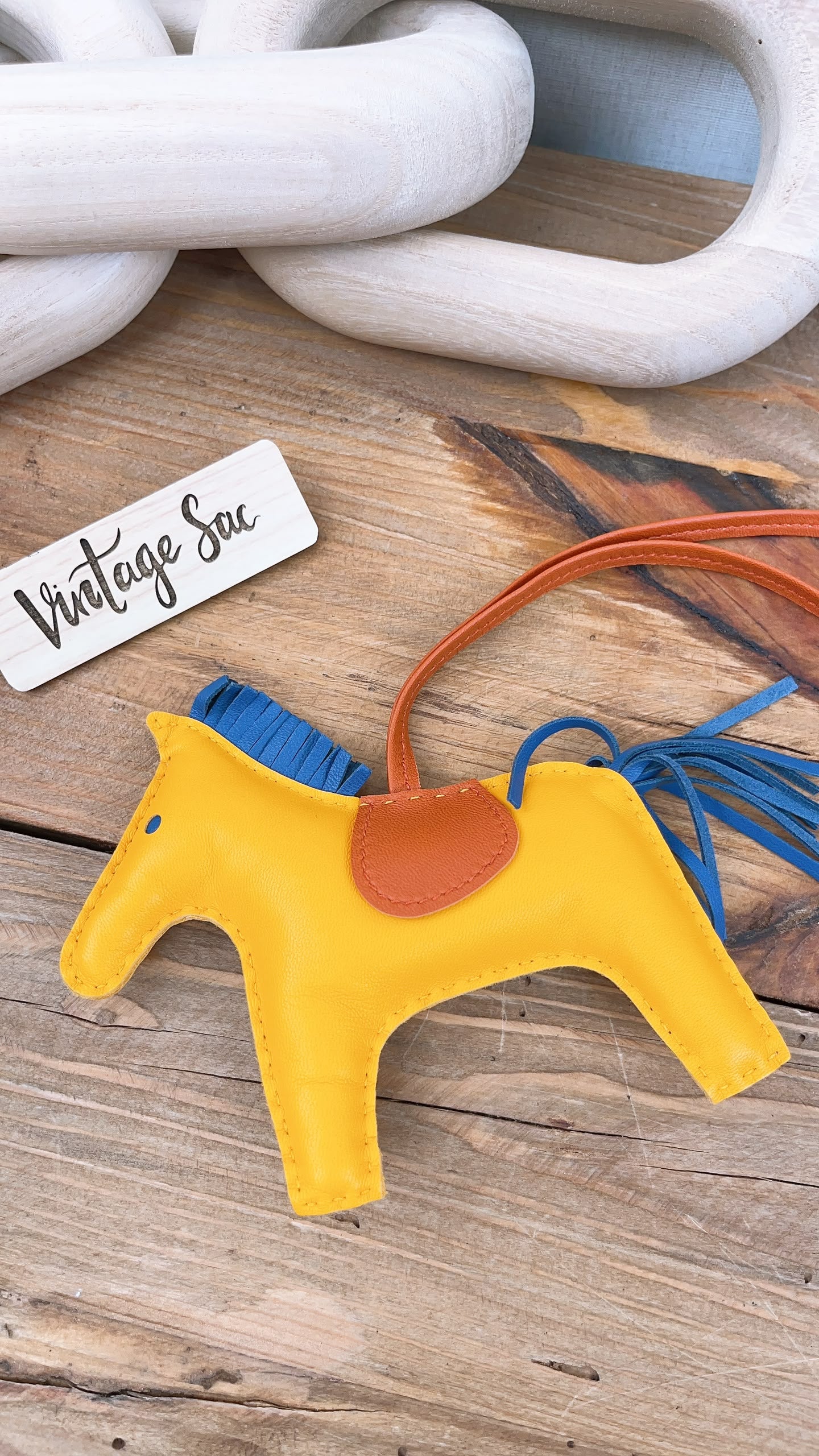 Hermes Jaune D'or / Bleu Agate / Cornaline MM Rodeo