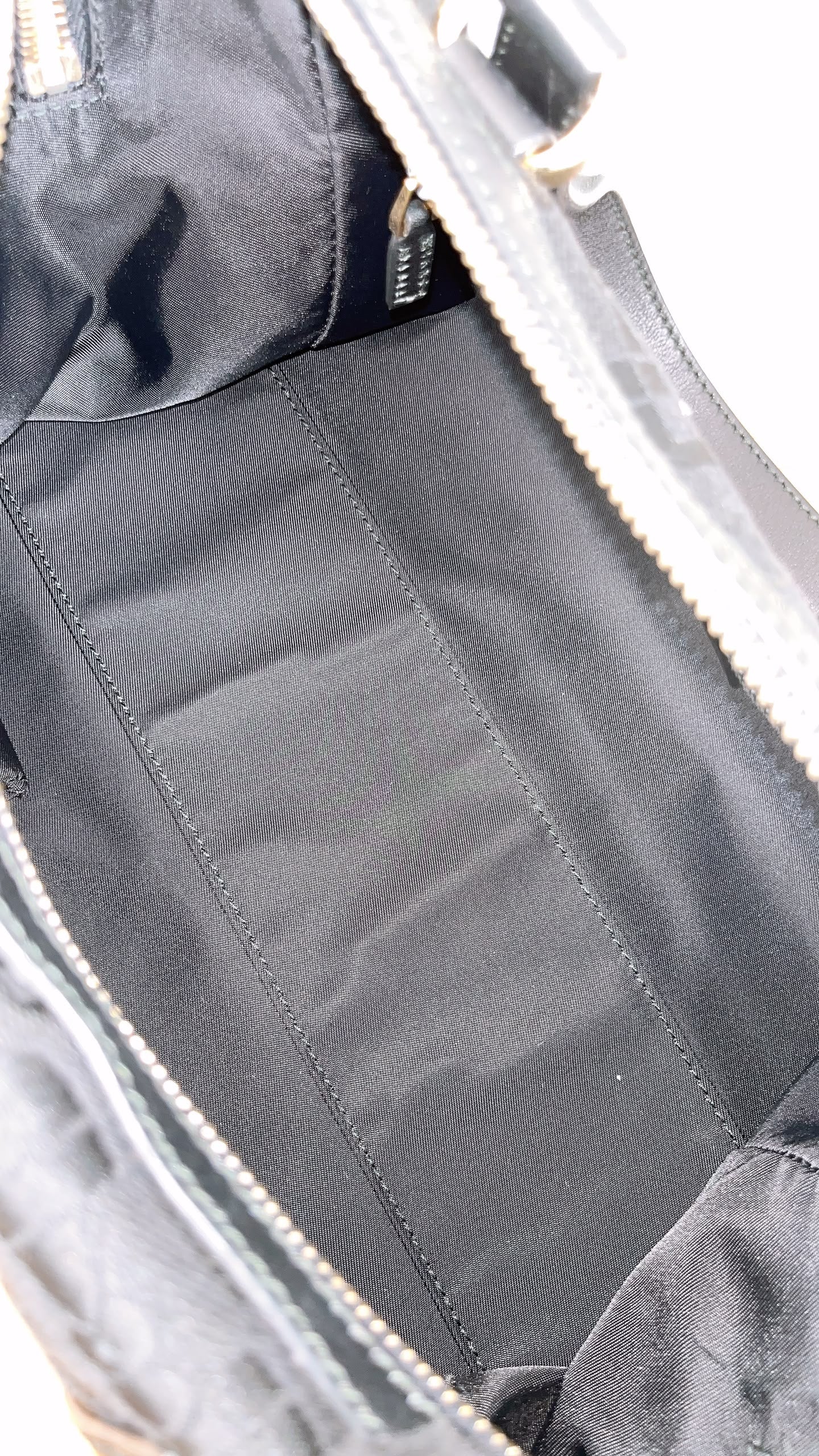 Gucci Black Canvas Channy Horsebit Boston