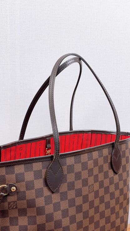 LV Damier Ebene Neverfull MM