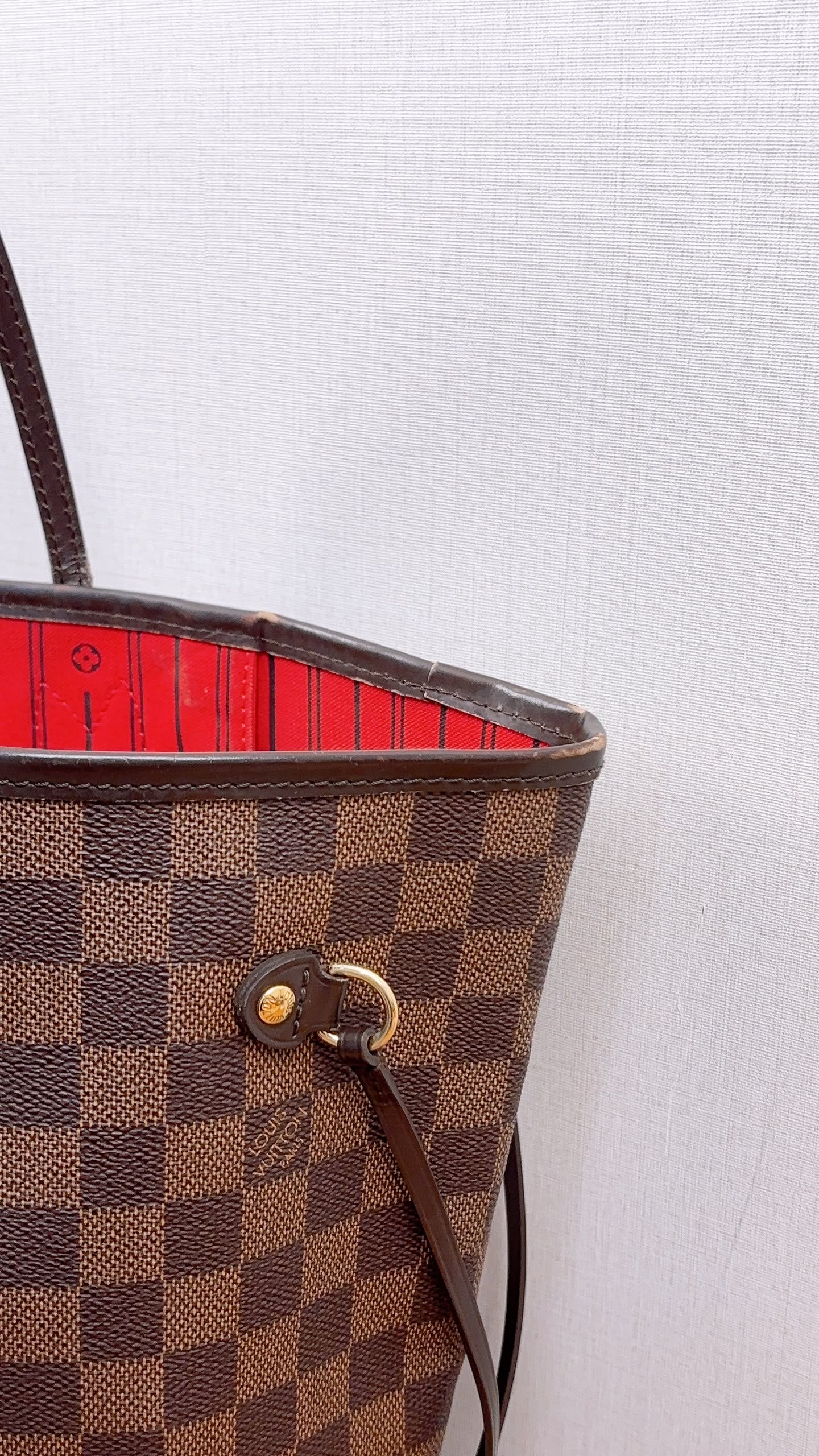 LV Damier Ebene Neverfull MM