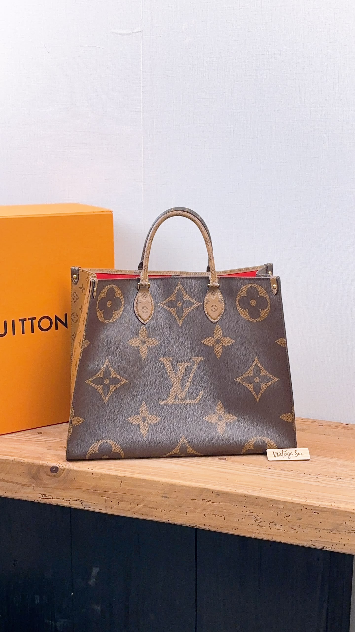 LV Reverse Monogram On The Go GM