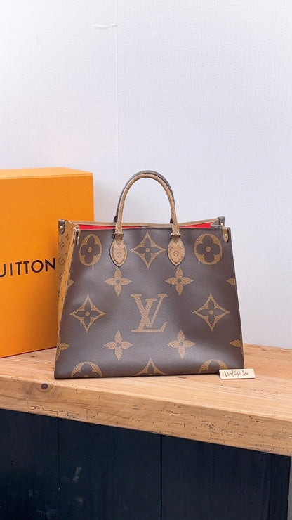 LV Reverse Monogram On The Go GM