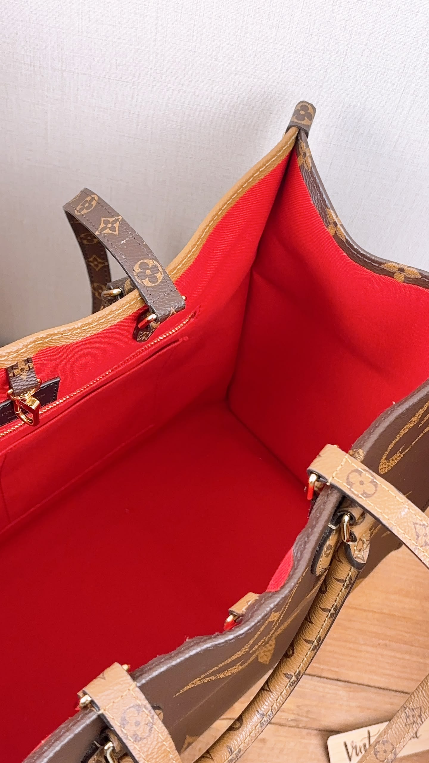 LV Reverse Monogram On The Go GM