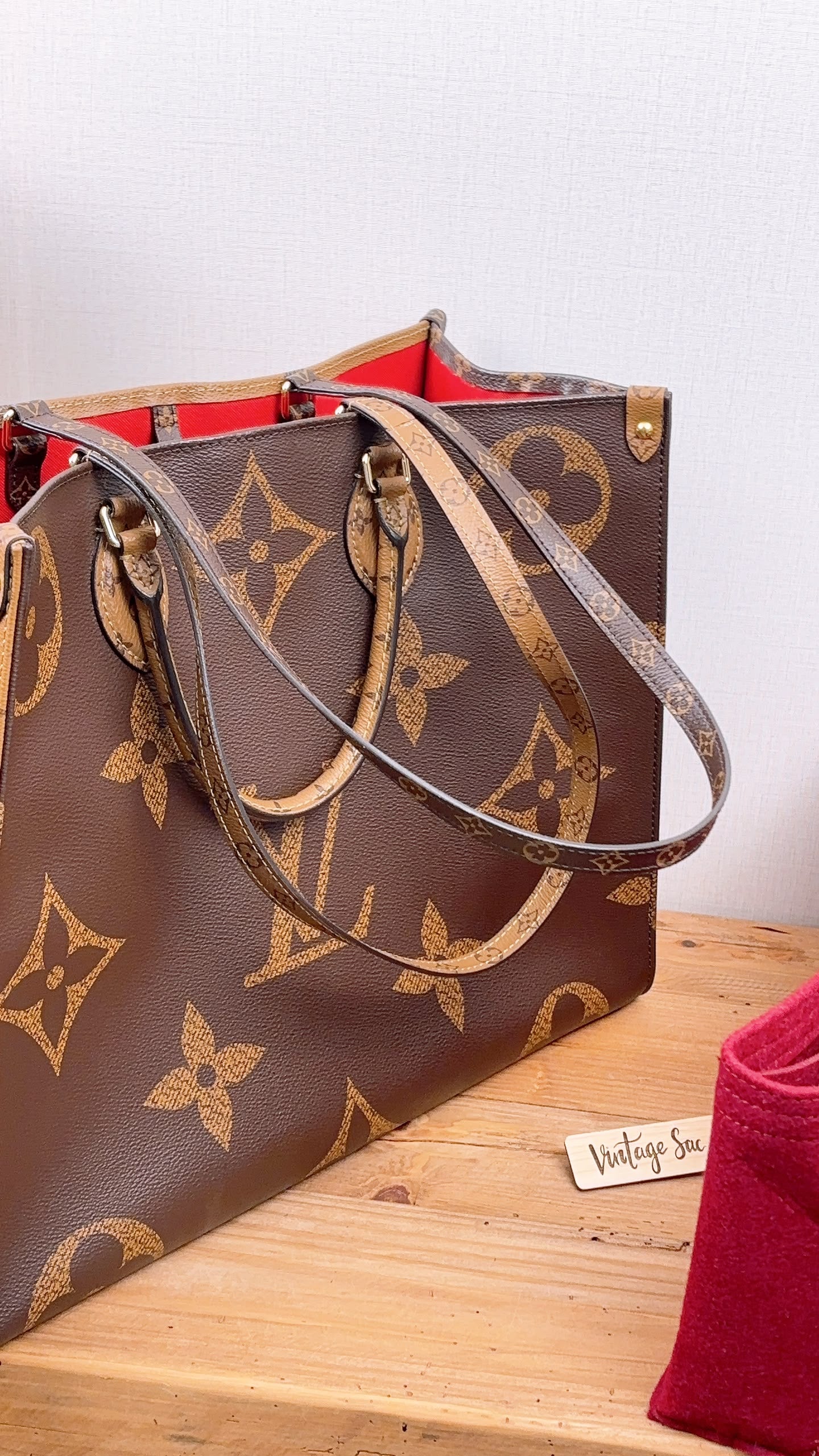 LV Reverse Monogram On The Go GM