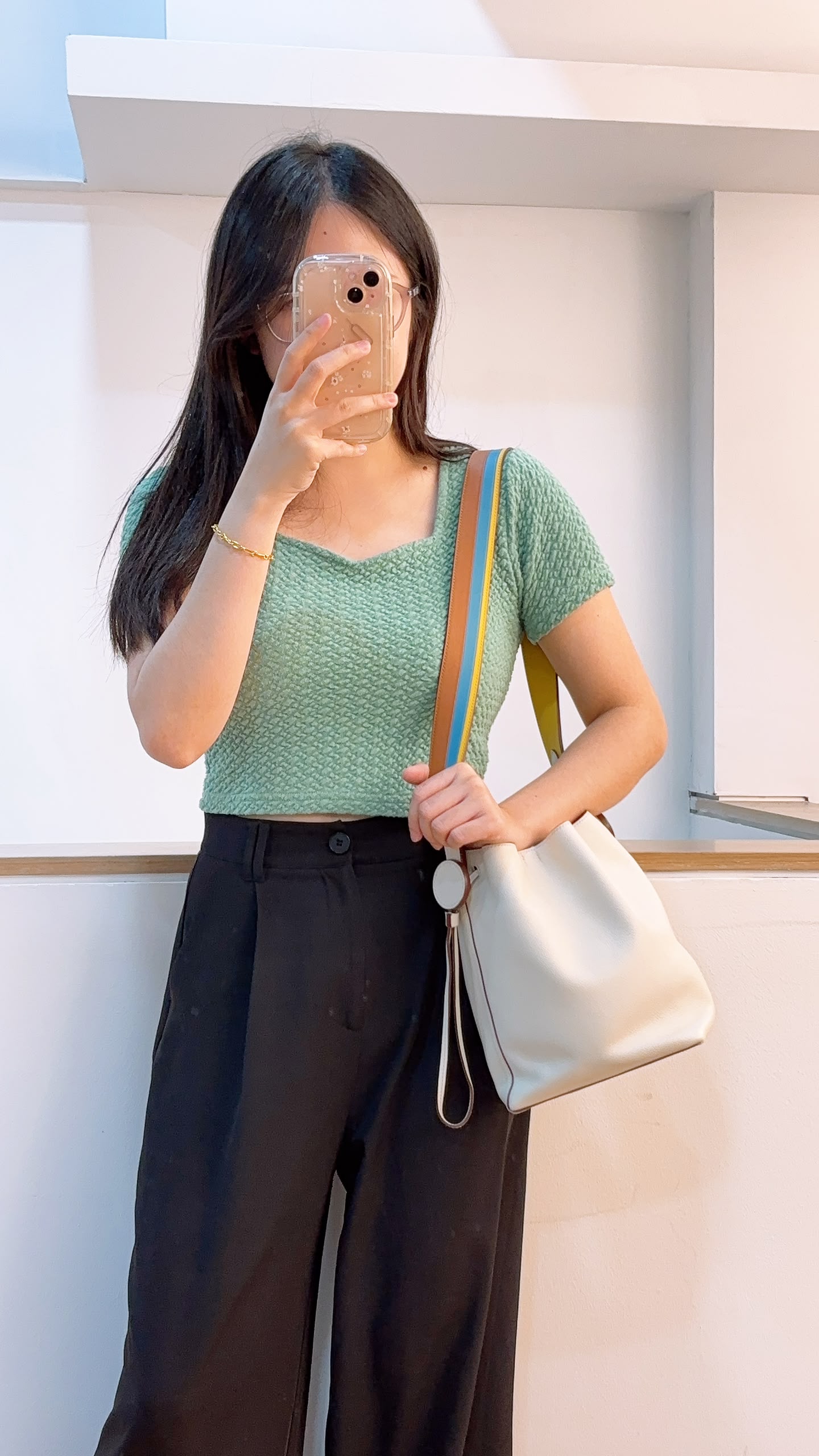 Hermes White Evercolor Licol 17 Bag