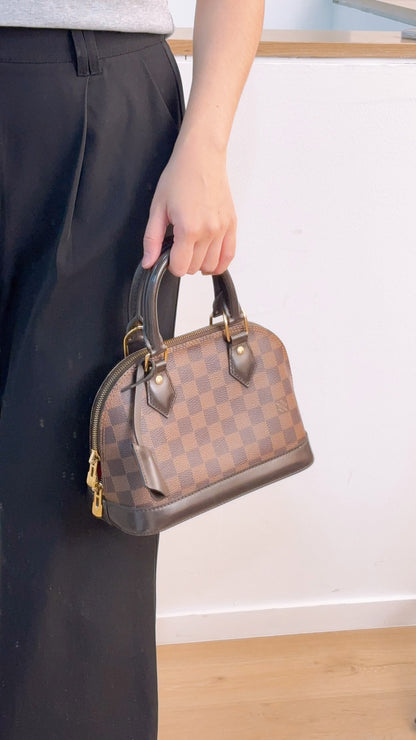 Damier Ebene Alma BB