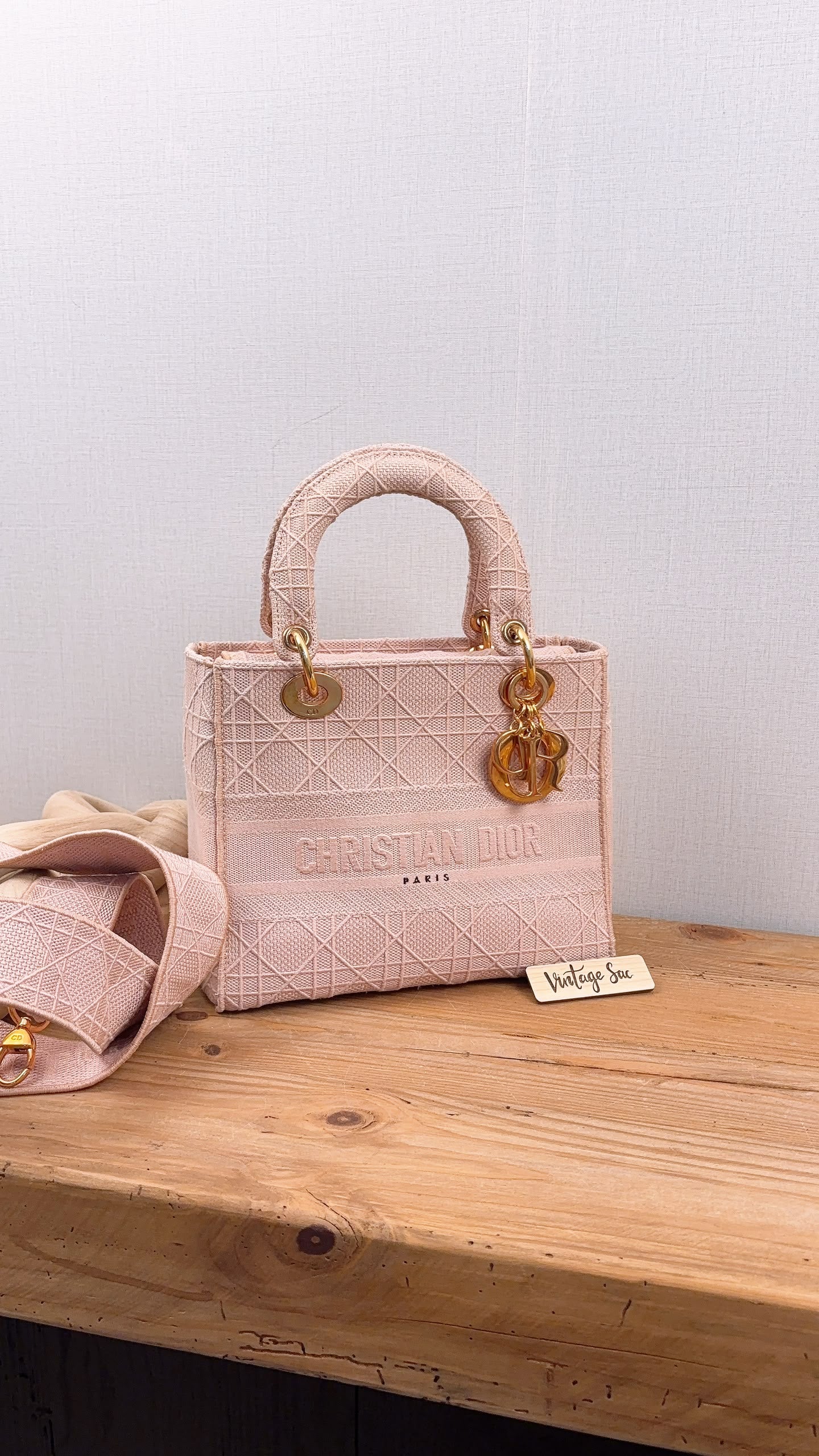 Dior Rosewood Medium Lady D-Lite (RGHW)