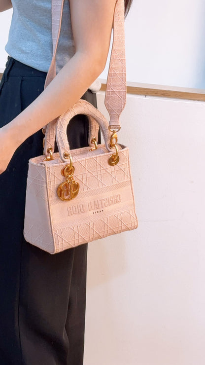 Dior Rosewood Medium Lady D-Lite (RGHW)