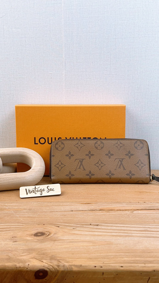 LV Reverse Monogram Clemence Wallet