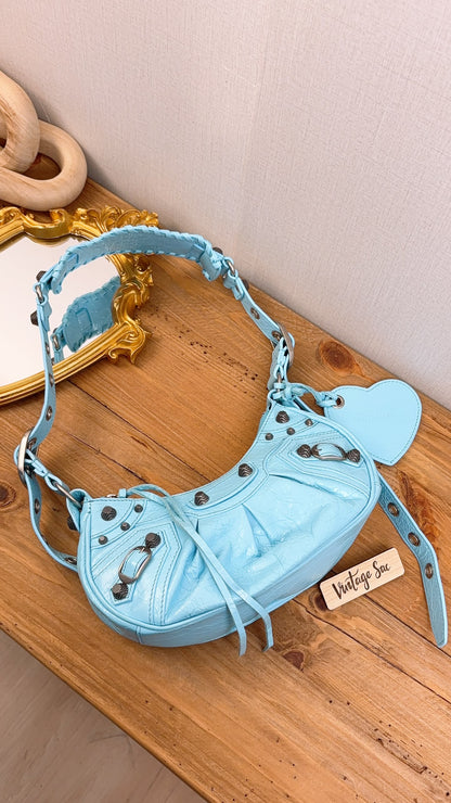 Balenciaga Cyan Blue Le Cagole XS (SHW)