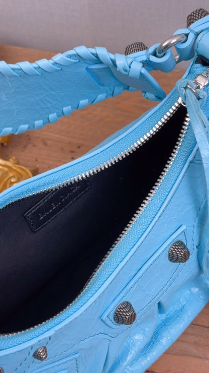 Balenciaga Cyan Blue Le Cagole XS (SHW)