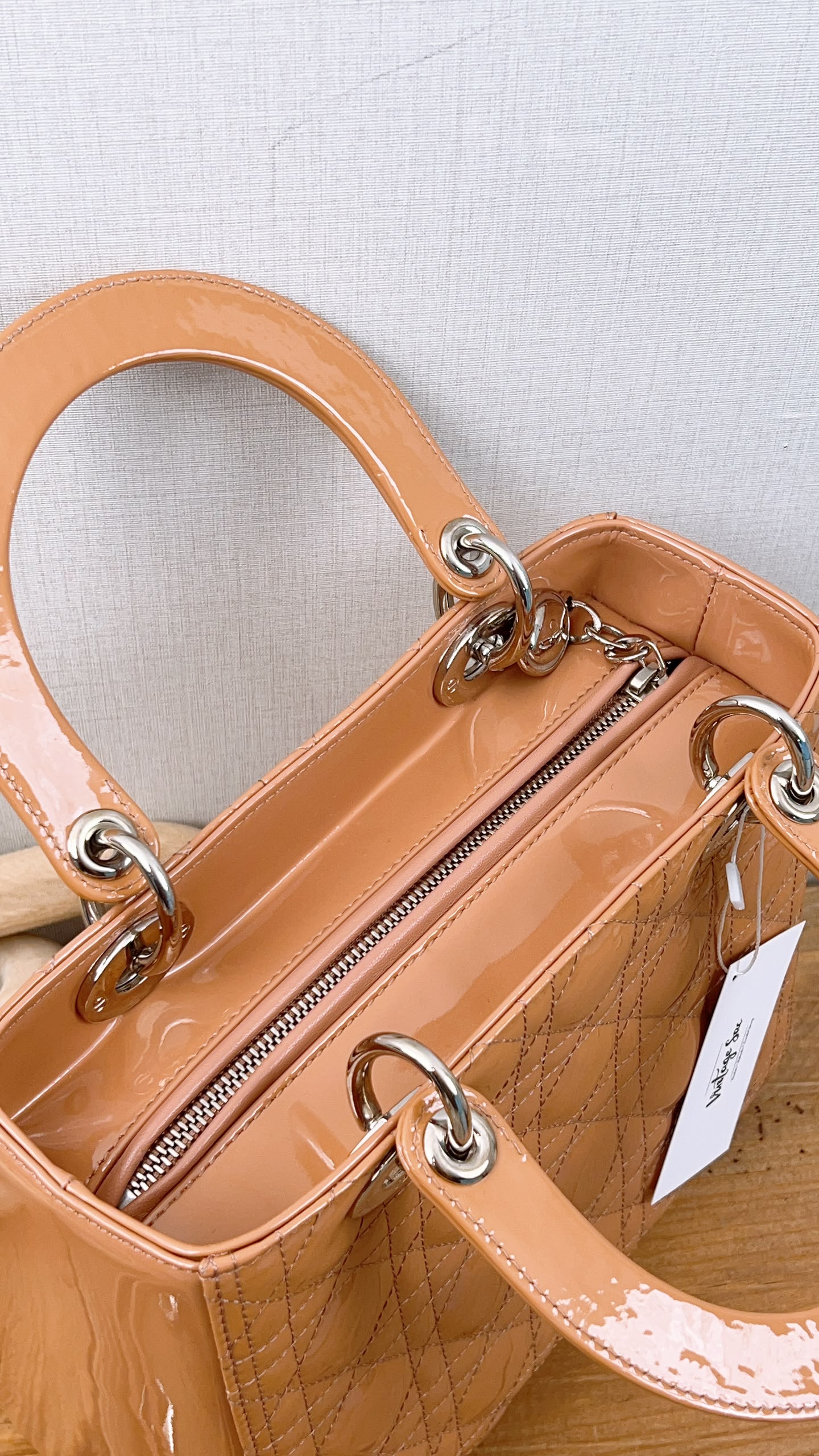 Dior Nude Patent Medium Lady Dior (SHW)