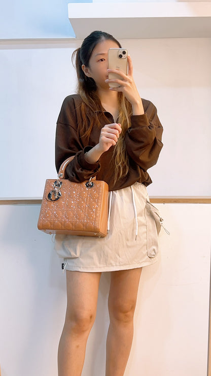 Dior Nude Patent Medium Lady Dior (SHW)