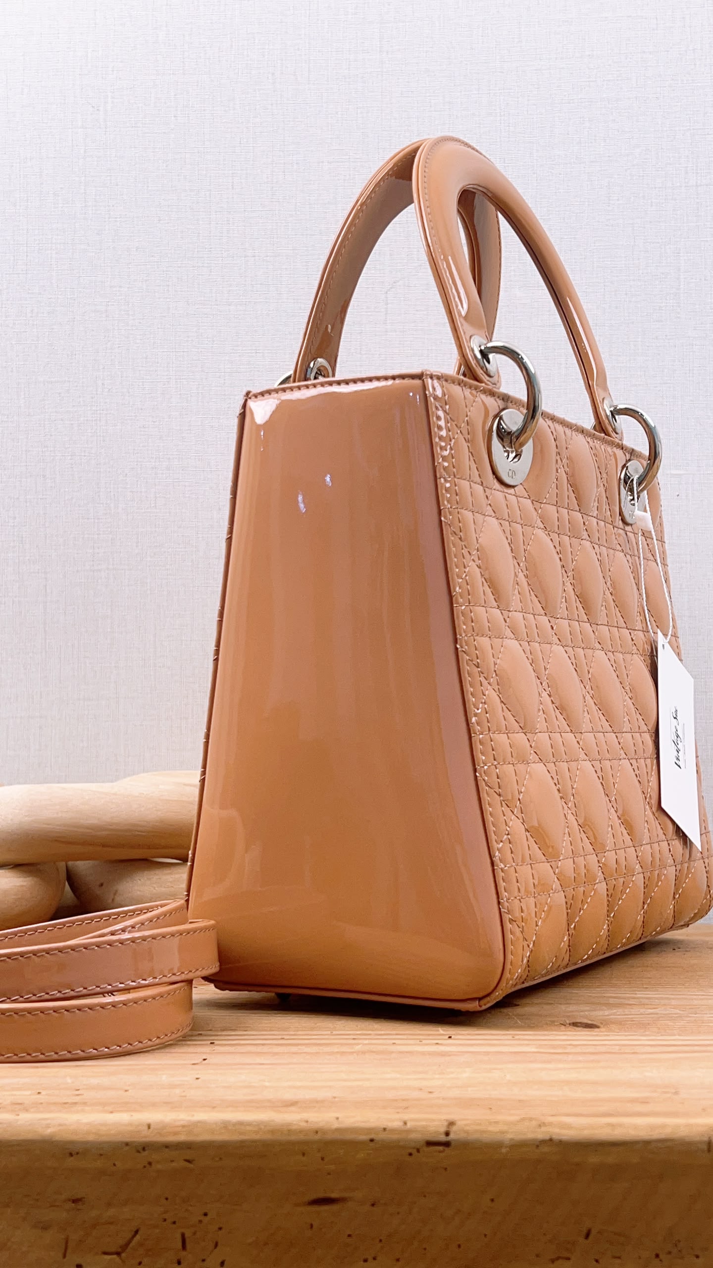 Dior Nude Patent Medium Lady Dior (SHW)