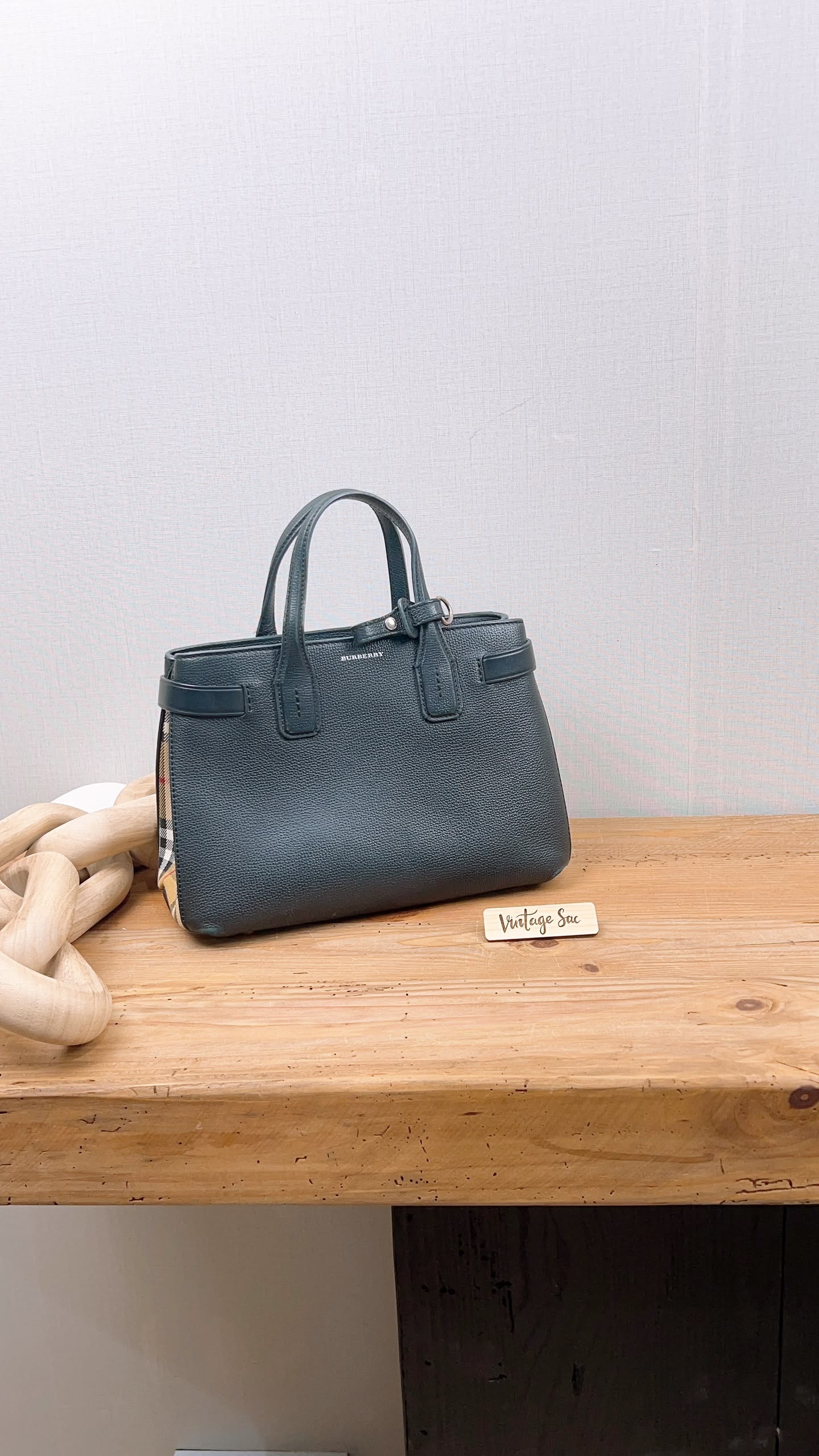Burberry Black Bamer Tote