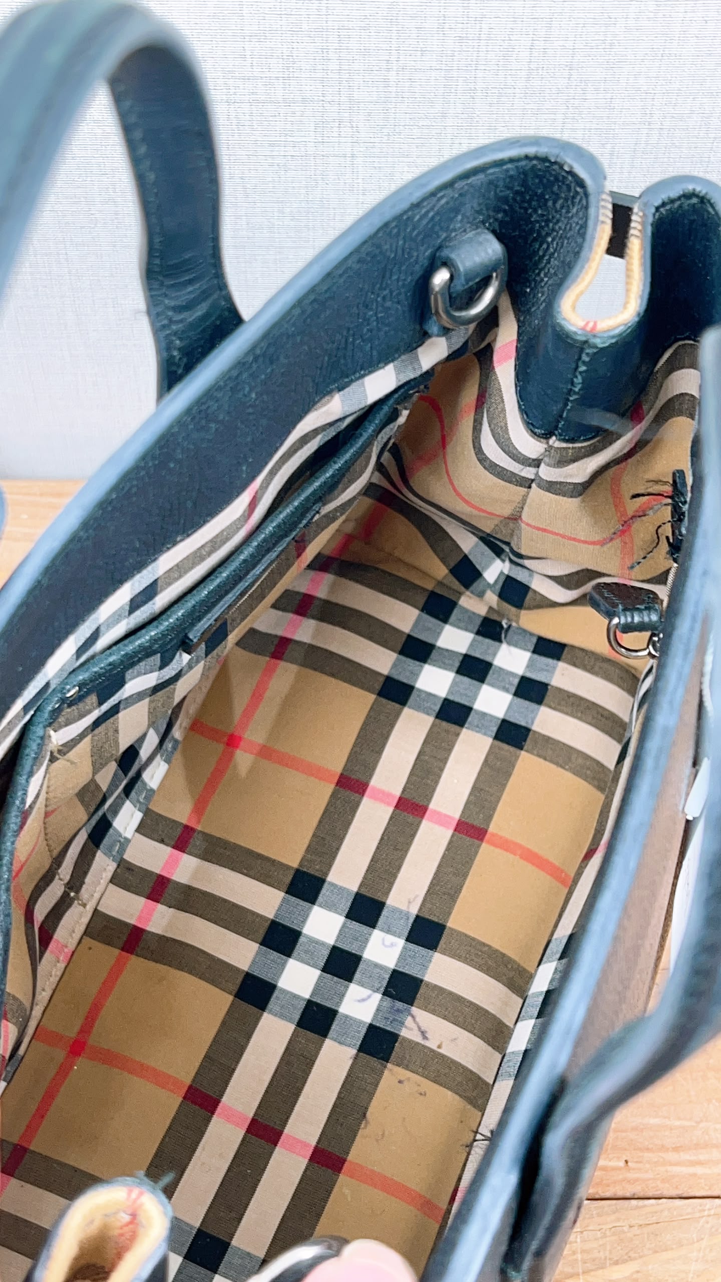 Burberry Black Bamer Tote