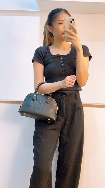 LV Black Empreinte Neo Alma BB