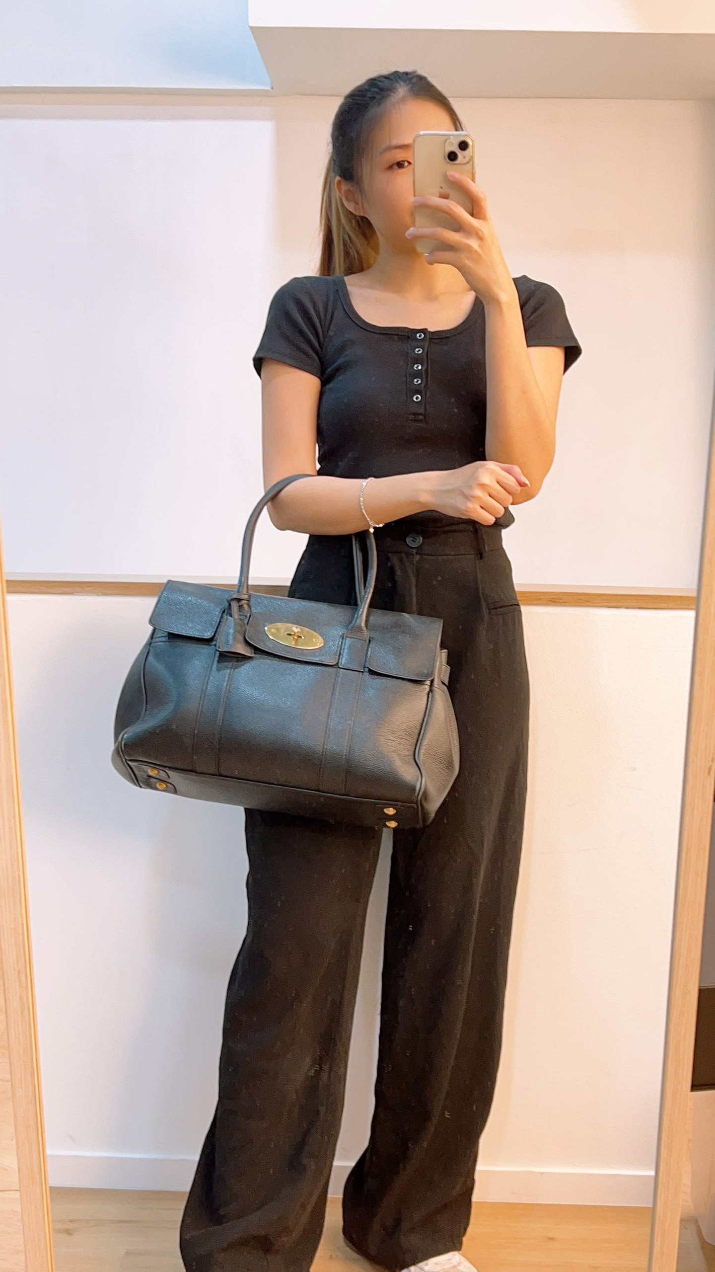Mulberry Black Babyswater Tote