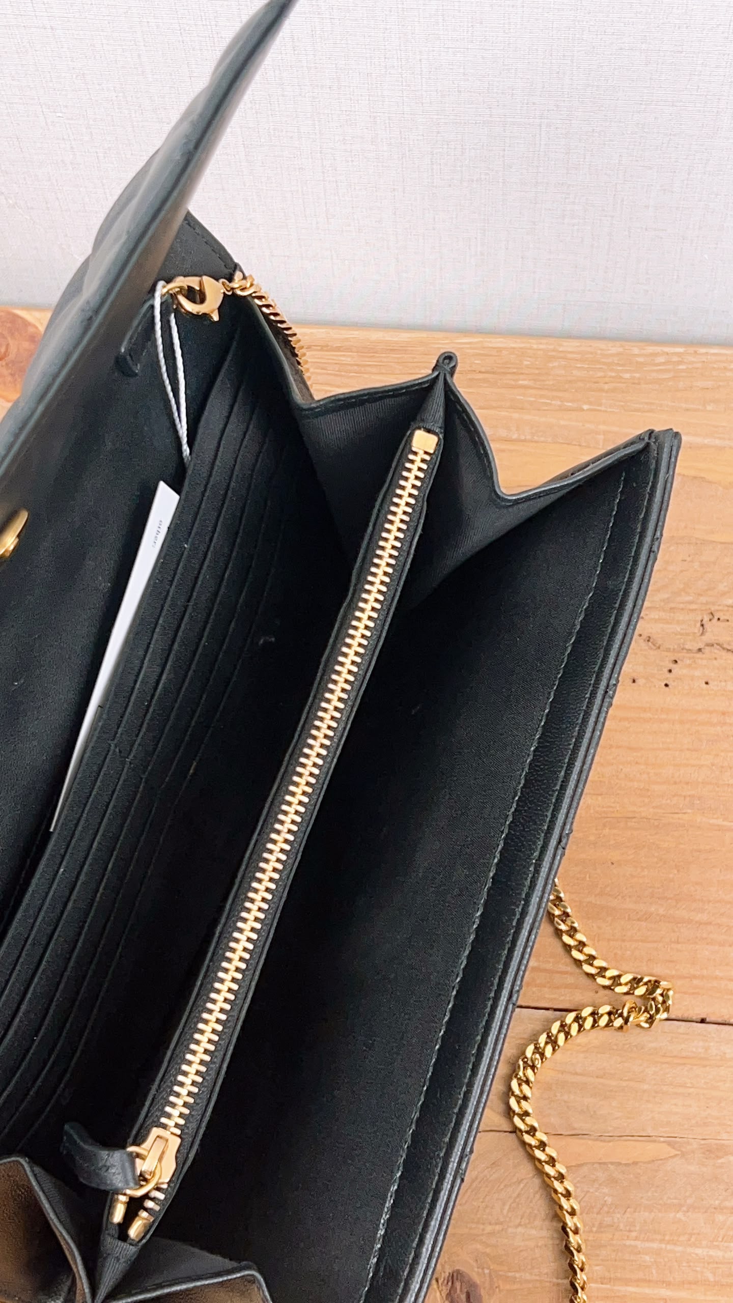 Versace Black Lambskin Quilted Medusa WOC (GHW)