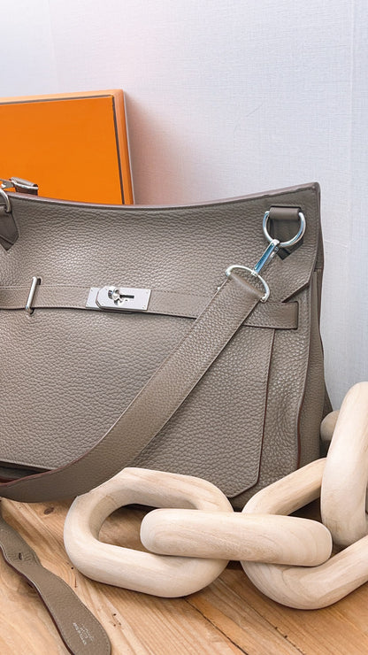 Hermes Etoupe Jypsiere 34 (PHW)