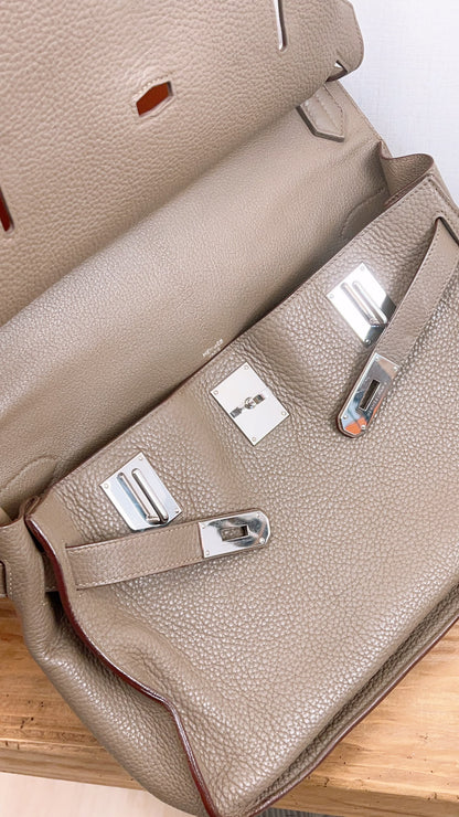Hermes Etoupe Jypsiere 34 (PHW)
