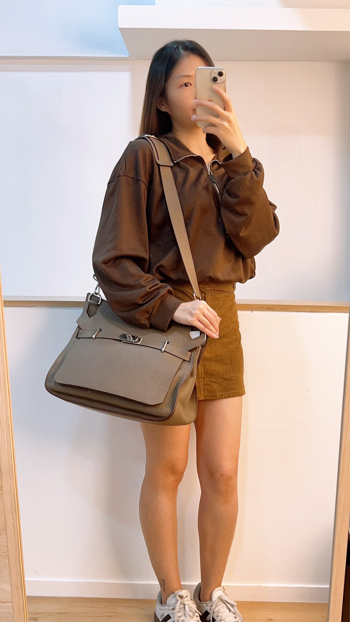 Hermes Etoupe Jypsiere 34 (PHW)
