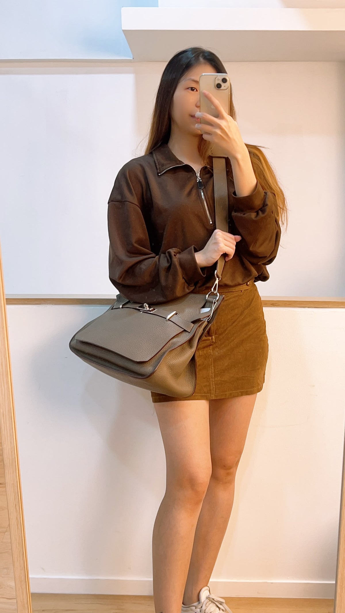 Hermes Etoupe Jypsiere 34 (PHW)