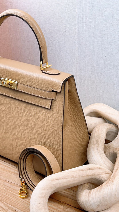 Hermes Epsom Chai Kelly 25 (GHW)